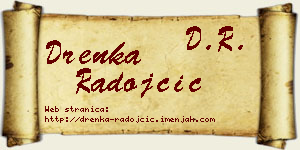 Drenka Radojčić vizit kartica